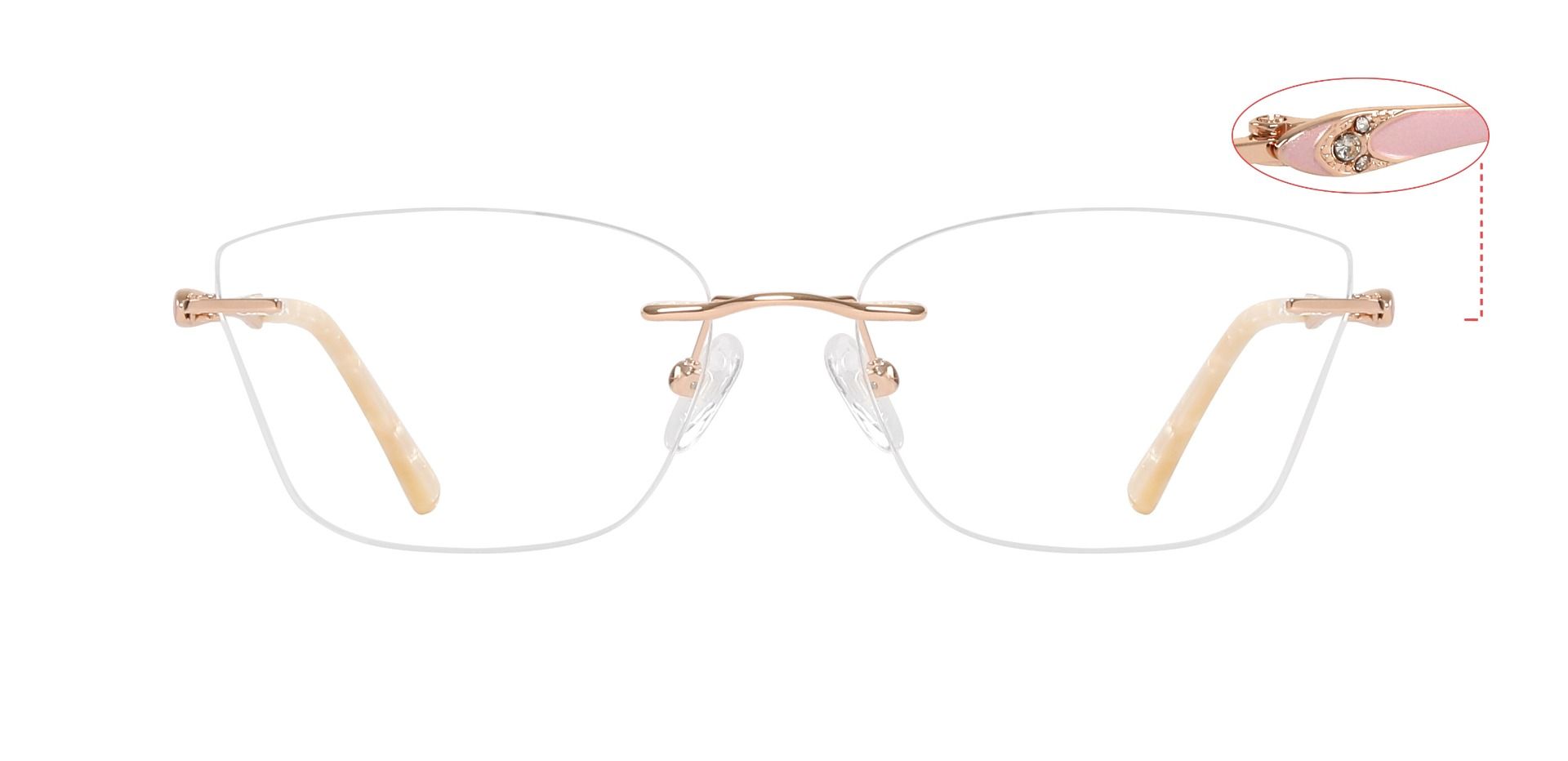 Nanette Rimless eyeglasses