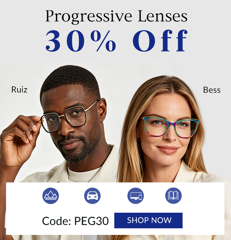 Progressive Lenses 30% Off