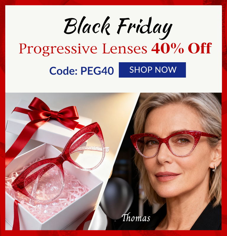 Progressive Lenses 40% Off
