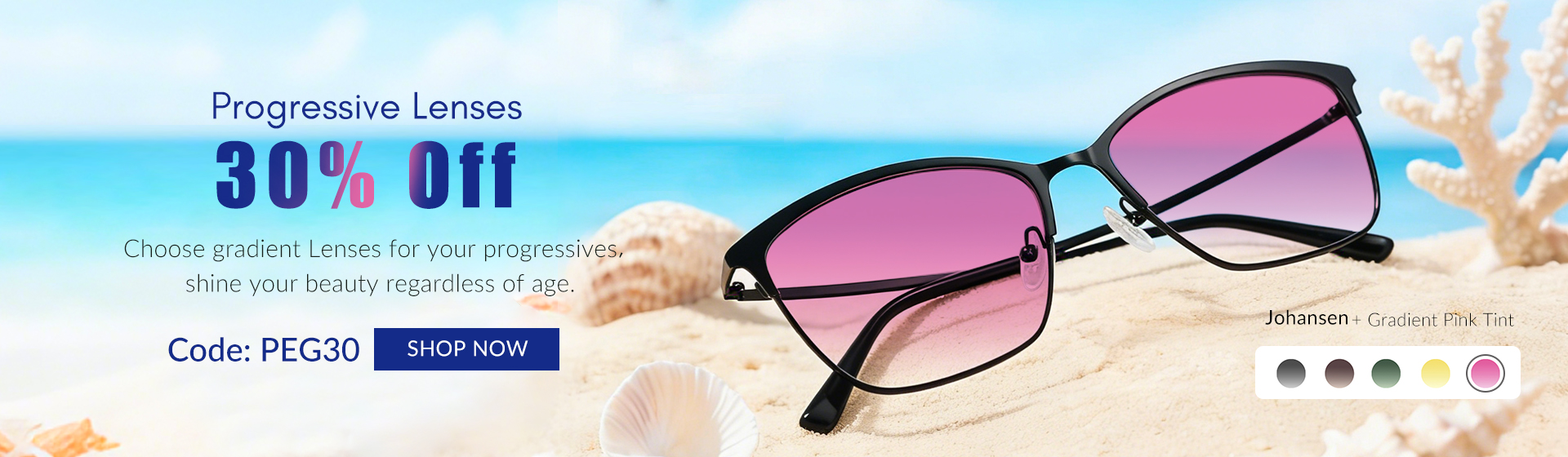 Progressive Lenses 30% Off