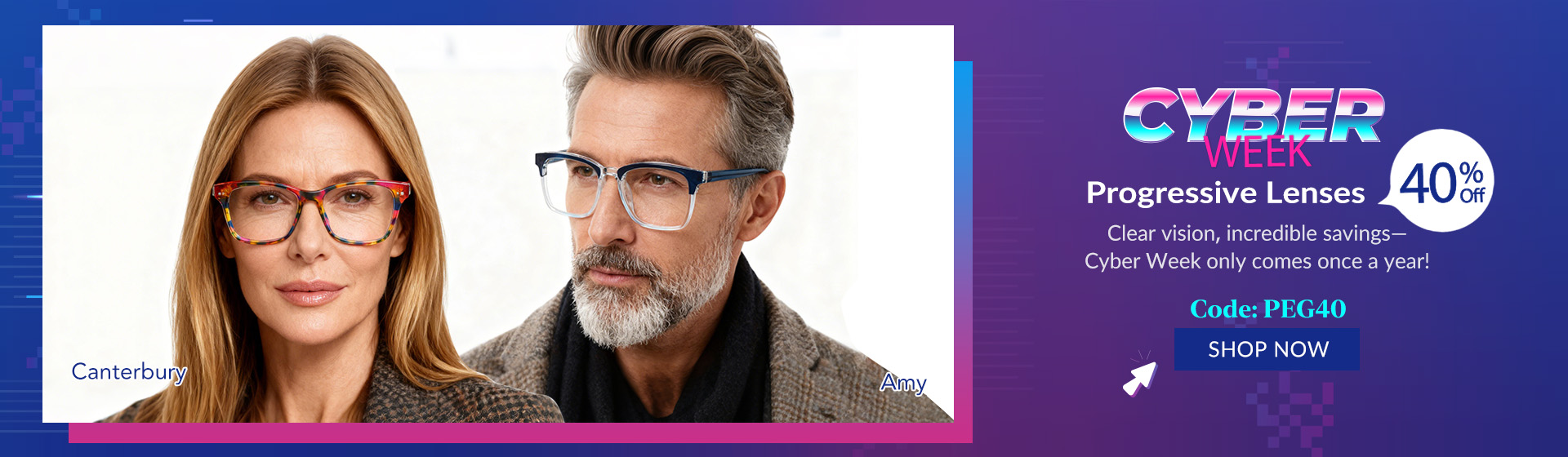 Progressive Lenses 40% Off