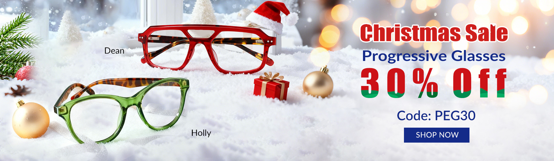 Progressive Glasses 30% Off