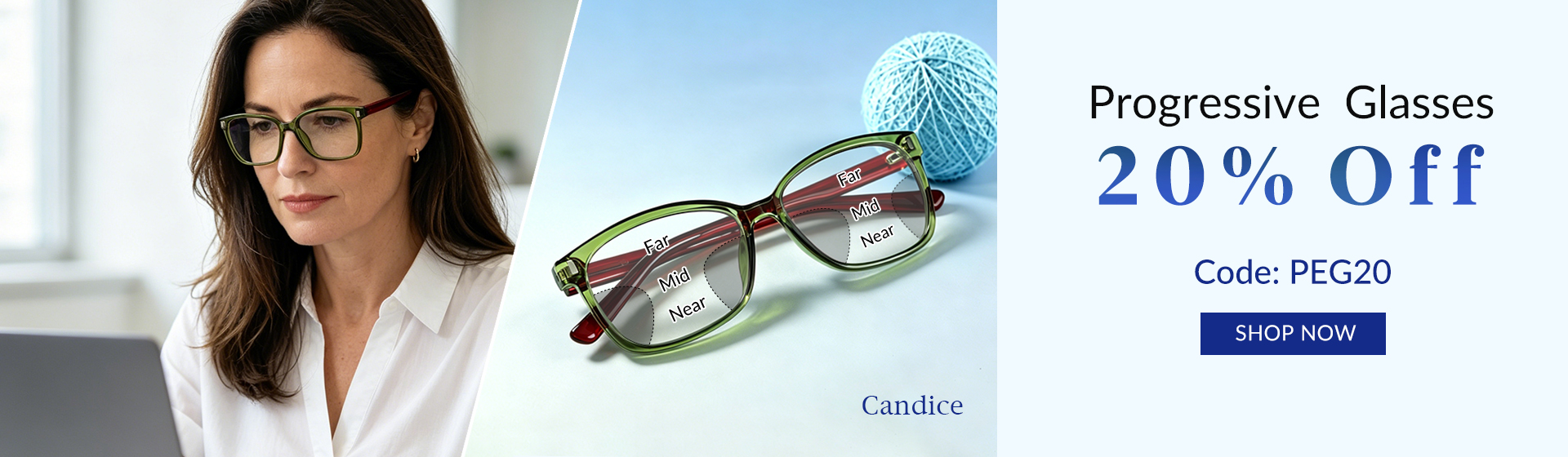 Progressive Glasses 20% 0ff