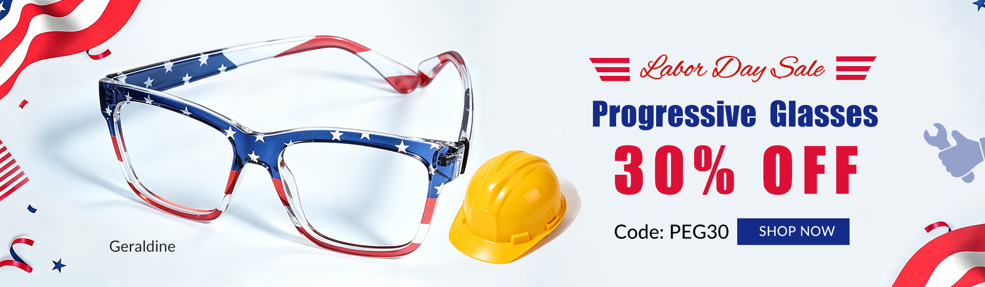 Progressive Glasses 30% Off