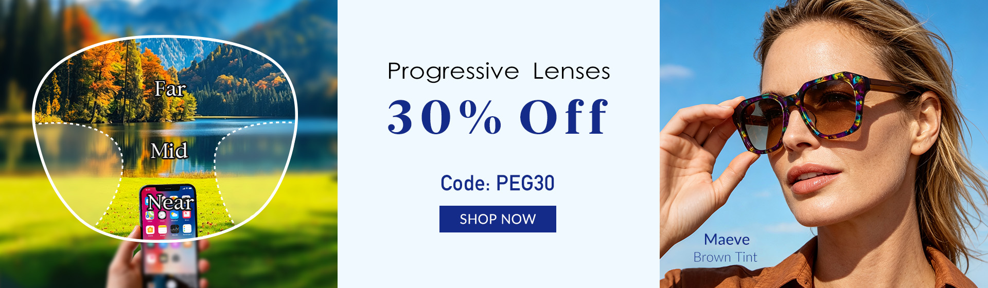 Progressive Lenses 30% Off