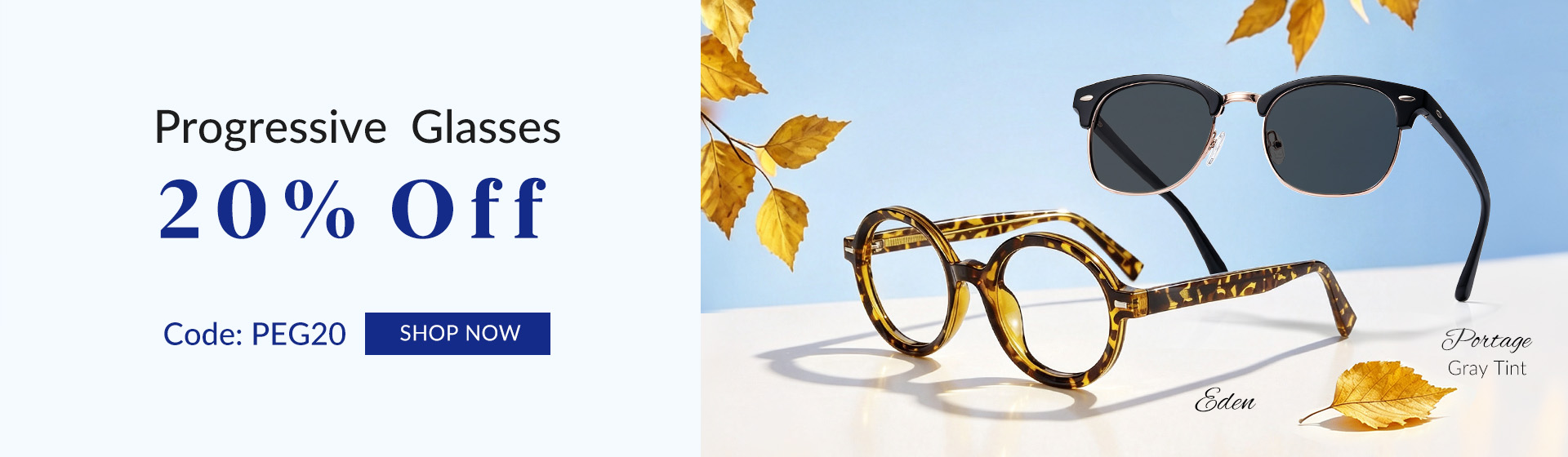 Progressive Glasses 20% Off