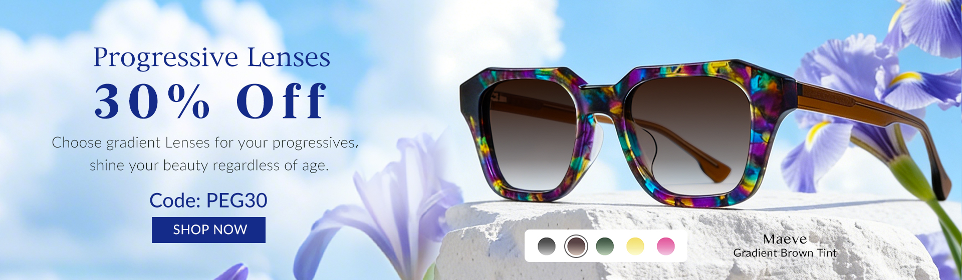 Progressive Lenses 30% Off